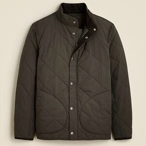 Mens J Crew Quilted Sussex Jacket With Primaloft Size Medium